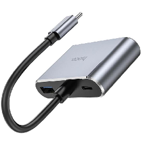 מתאם טייפ סי אליקס HB30 לטלוויזיה פלוס (HDTV+VGA+USB3.0+PD)