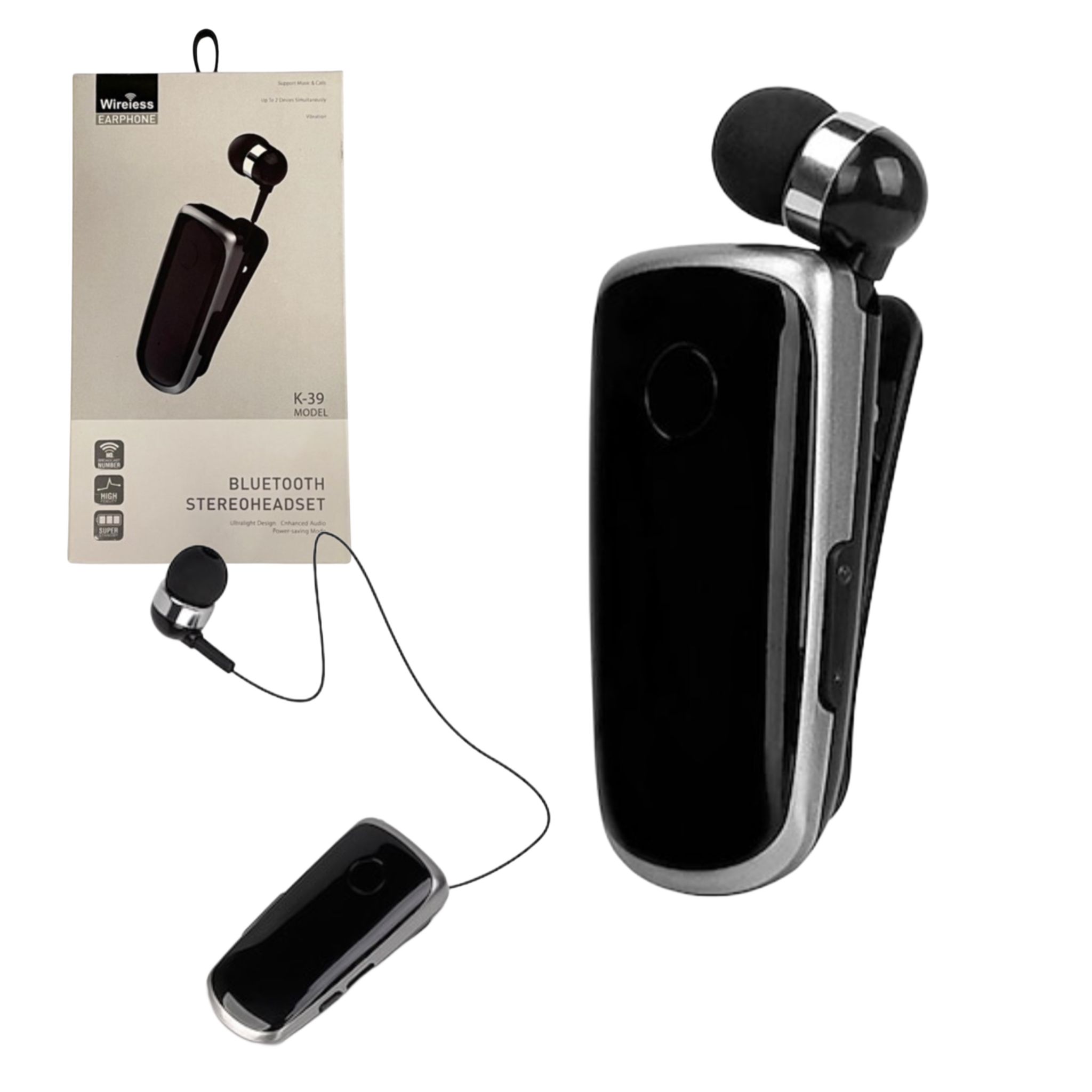 אוזנית בלוטוס קליפס K39