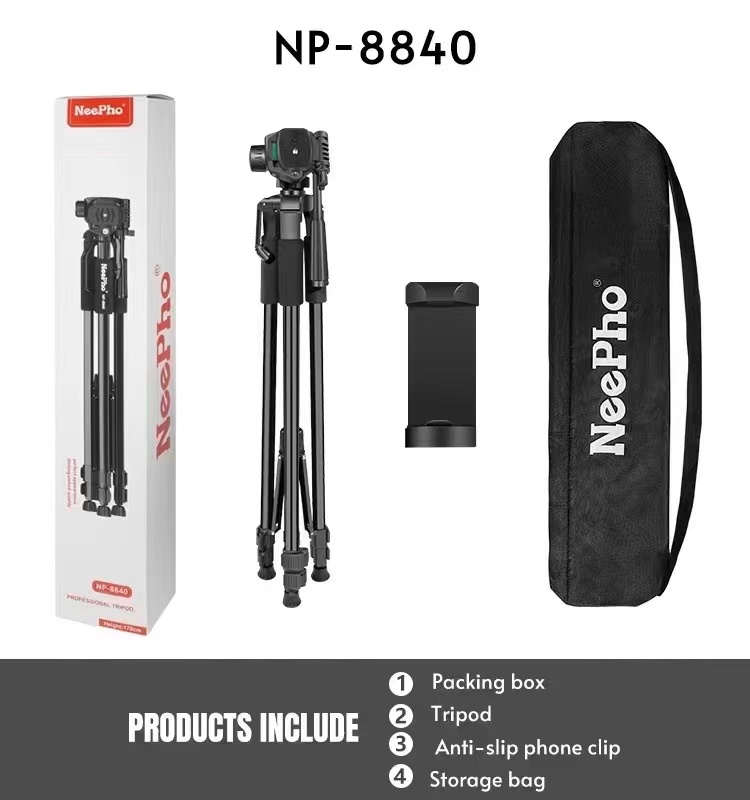 חצובה  NEEPHO דגם NP-8840 גובה 178 ס