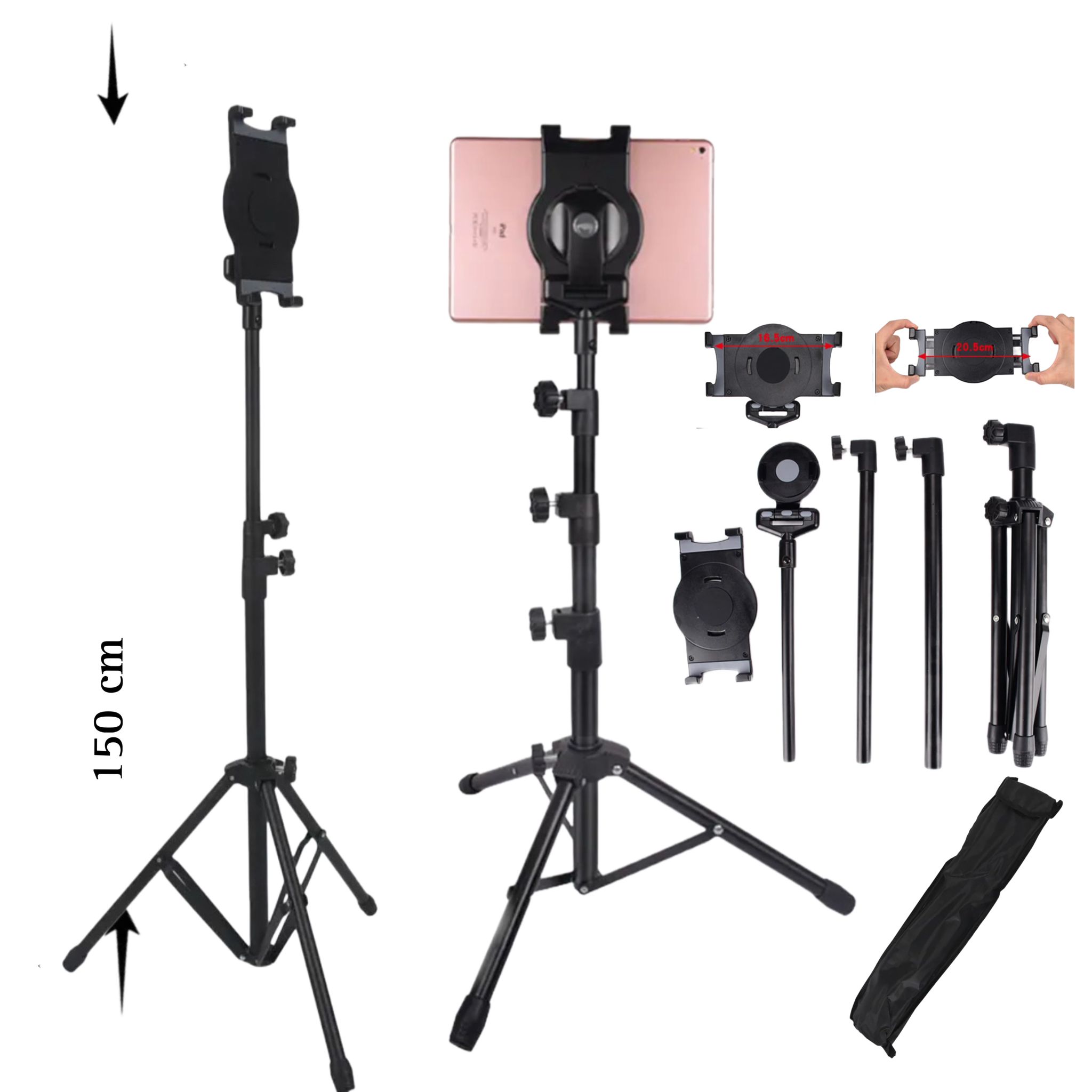 מעמד חצובה לטאבלט - עד 23 ק