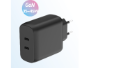 מטען קיר CELLERA GAN 40W PD+PD כולל כבל טייפ סי