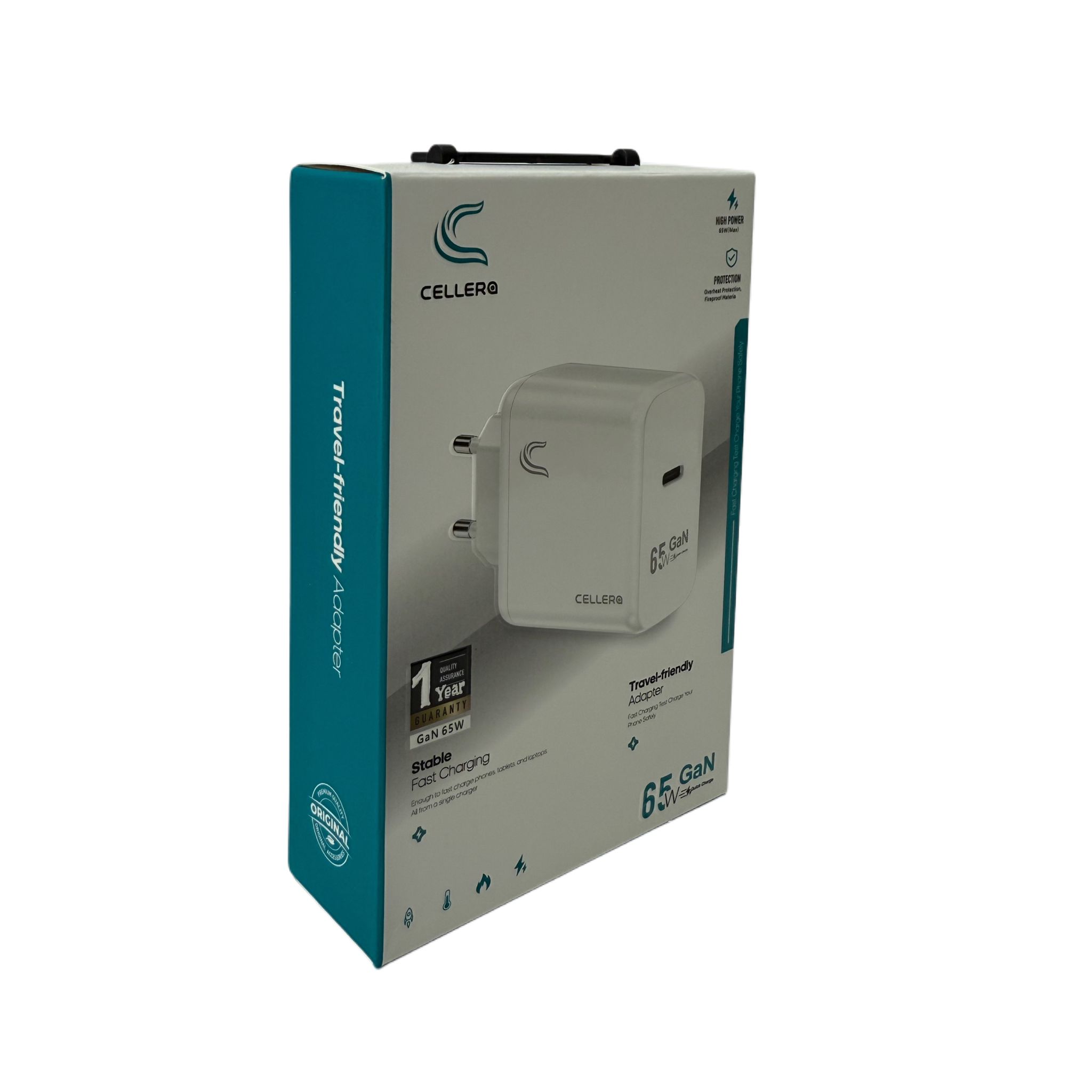 מטען קיר CELLERA GAN 65W PD