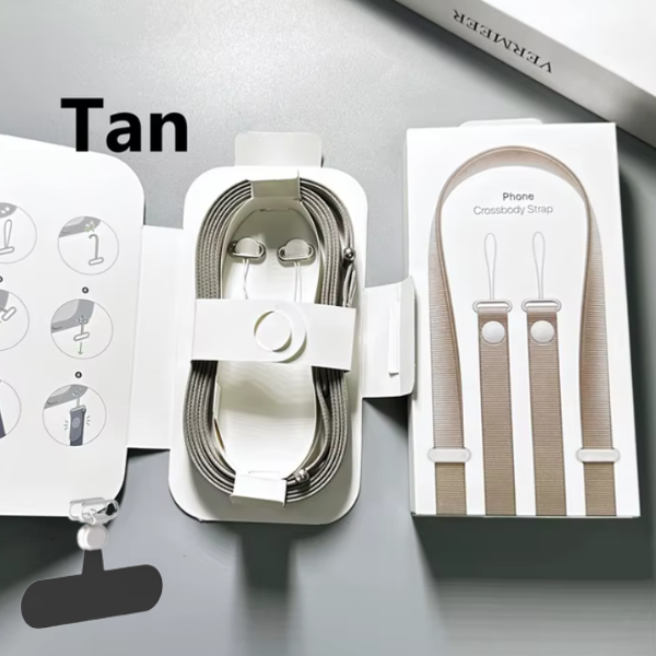 רצועת נשיאה מתכוונת ומתמגנטת לסמארטפון בז'